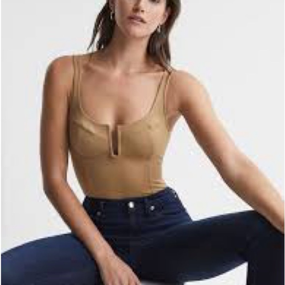 Good American Corset Tan Bodysuit - Picture 3 of 13
